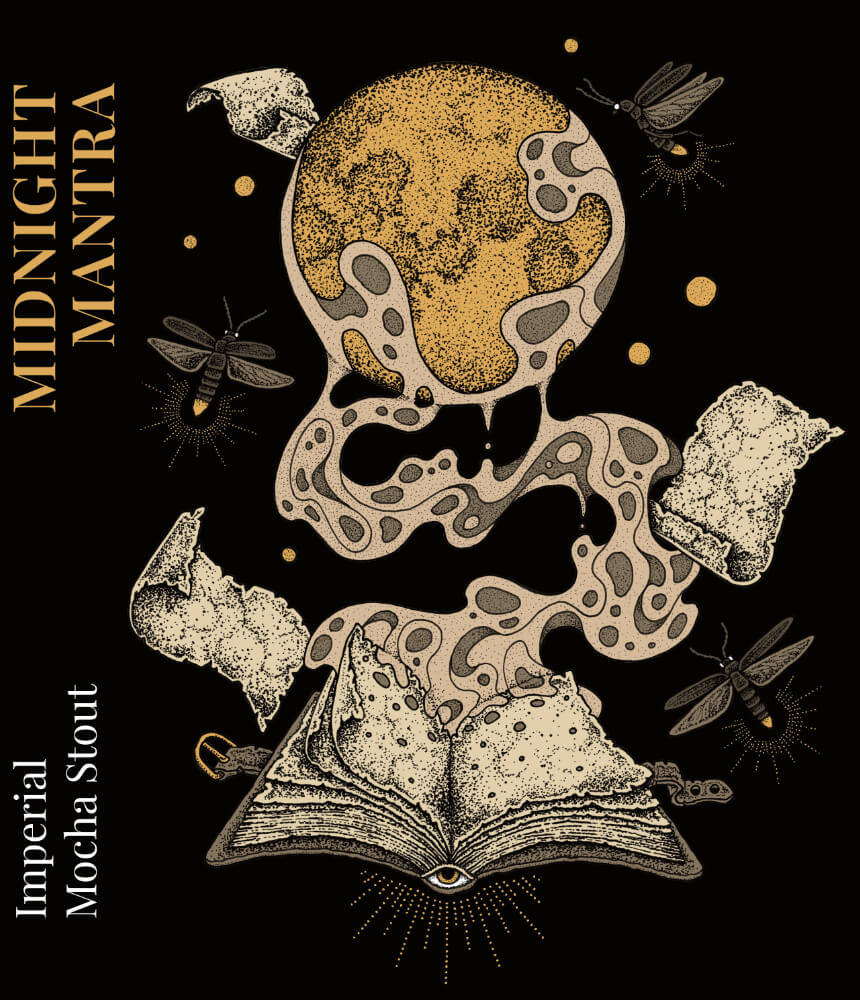 Midnight Mantra - Label Design