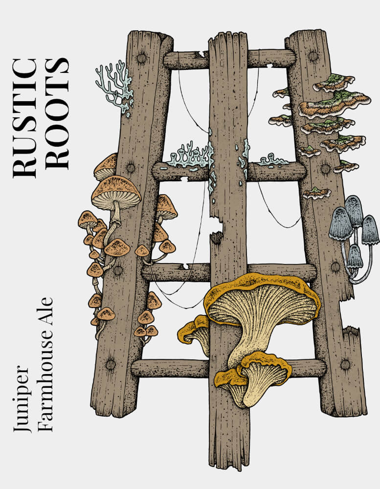 Rustic Roots - Label Design