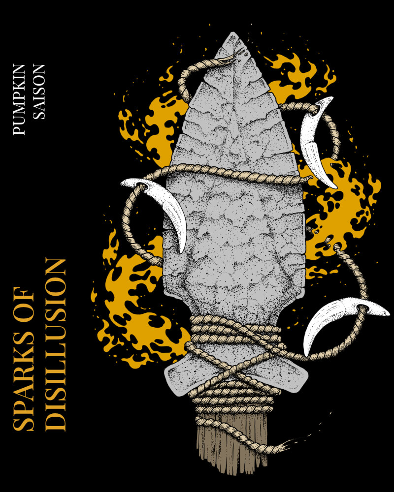 Sparks Of Disillusion - Label Design